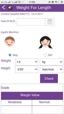 Malnutrition Checker android App screenshot 0